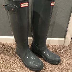 Tall Gloss Hunter Rain Boots